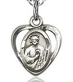 St. Jude Charm - Sterling Silver (#84441)