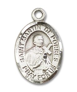 St. Martin De Porres Charm - Sterling Silver (#84720)