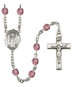 St Stanislaus Rosary - Amethyst Beads