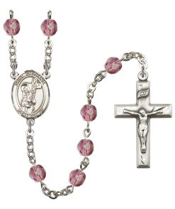 St Stephanie Rosary - Amethyst Beads